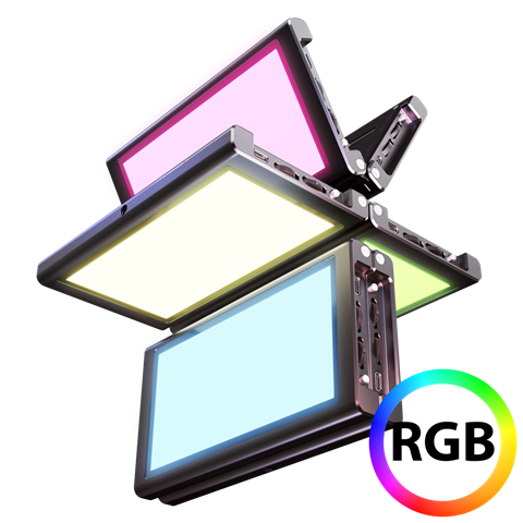 Afbeelding laden in galerijviewer, Falcon eyes rgb led lamp pockelite f7 fold
