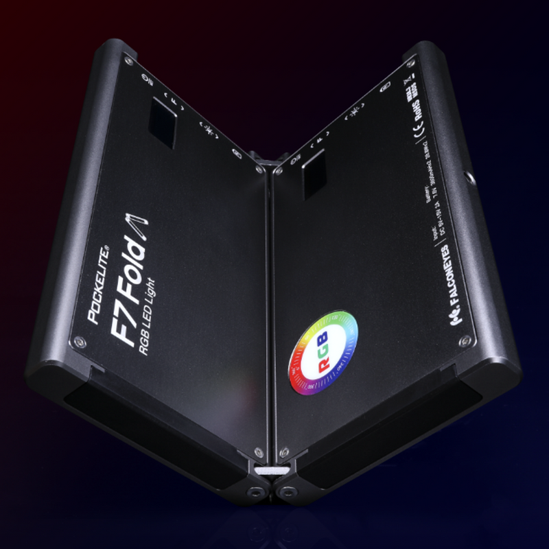 Afbeelding laden in galerijviewer, Falcon eyes rgb led lamp pockelite f7 fold
