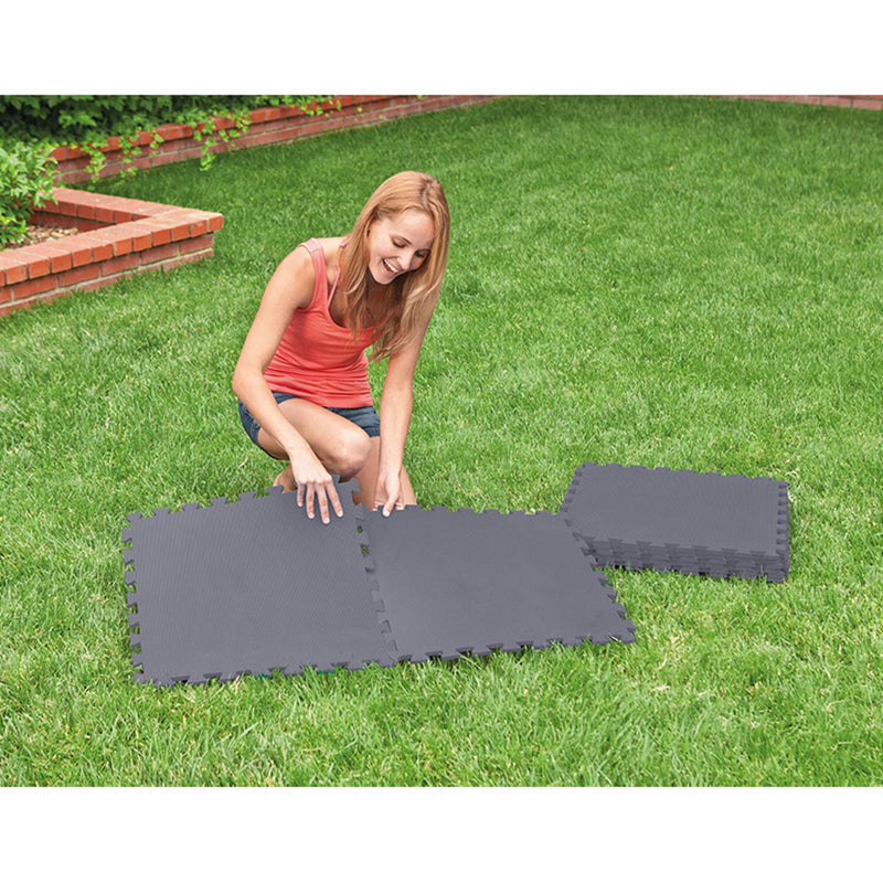 Afbeelding laden in galerijviewer, Intex vloertegels grijs 50x50x0,5cm 8st=1,9m2
