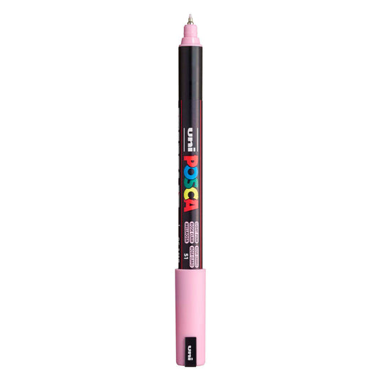Uni posca marker pc-1mr lichtroze - extra fine 0,7mm