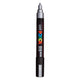 Uni posca verfmarker pc5m zilver - conische punt 2,5 mm