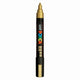 Uni posca verfmarker pc5m goud - conische punt 2,5 mm