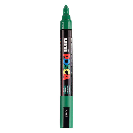 Uni posca verfmarker pc5m donkergroen - conische punt 2,5 mm