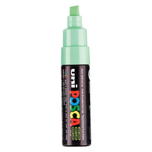 Uni posca verfmarker 8k lichtgroen - beitelpunt 8mm