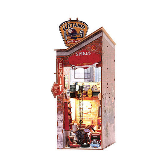 Afbeelding laden in galerijviewer, Graine creative graine 3d scene garage book nook modelbouwpakket
