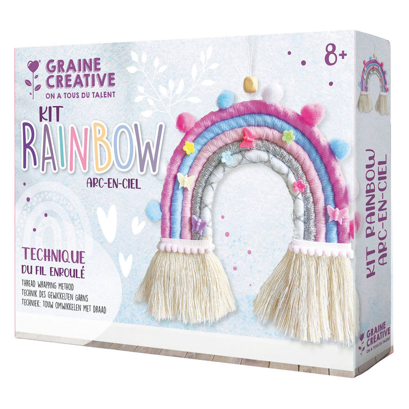 Afbeelding laden in galerijviewer, Graine creative graine macram regenboog knoopset
