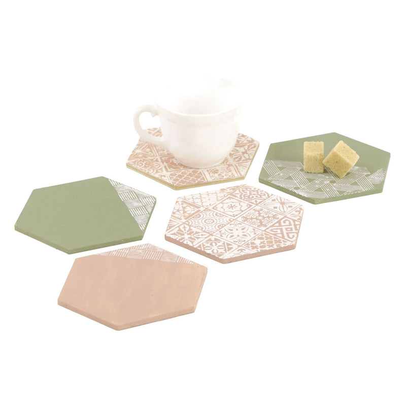 Afbeelding laden in galerijviewer, Graine creative graine houten hexagon vormen - 6st.
