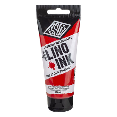 Essdee lino inkt - rood 100 ml