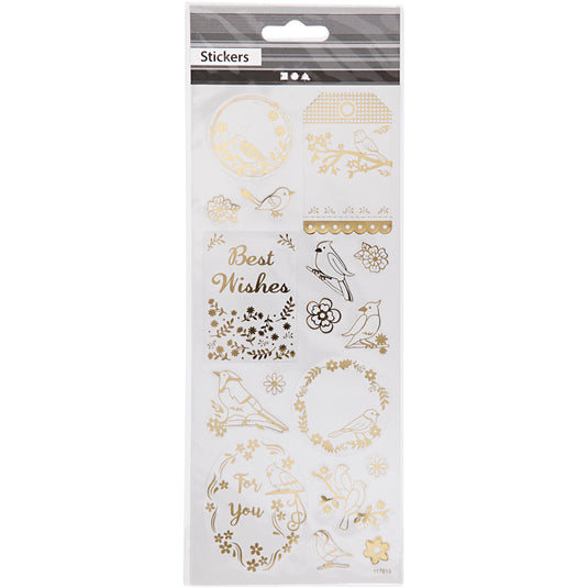Https: www.cchobby.nl stickers-vogels-vel-10x24-cm-ca-17-stuk-goud-1-vel