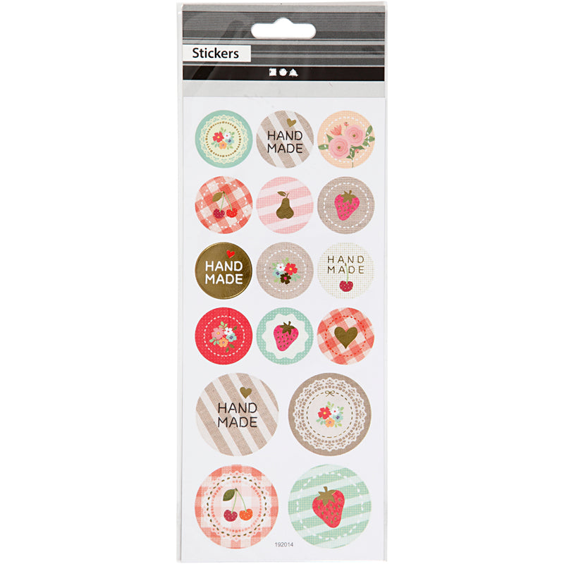 Afbeelding laden in galerijviewer, Https: www.cchobby.nl stickers-handmade-vel-10x23-cm-ca-16-stuk-1-vel

