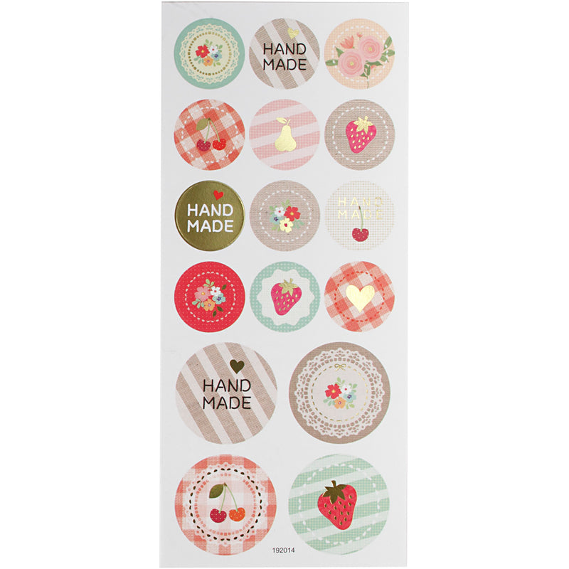 Afbeelding laden in galerijviewer, Https: www.cchobby.nl stickers-handmade-vel-10x23-cm-ca-16-stuk-1-vel
