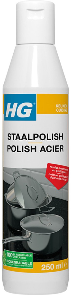 Hg (hagesan) hg staalpolish 250ml