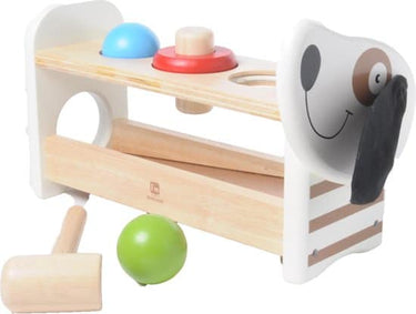 Bongers speelgoed i'm doggy hamerbank van hout met hamertje