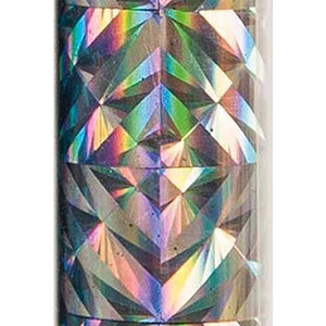 Folia • holografisch papier 310 11 40 cm. x 1 mtr. magic silver