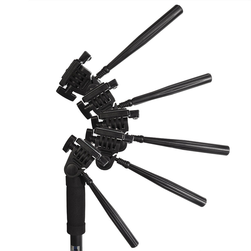 Afbeelding laden in galerijviewer, Falcon eyes eenbeenstatief + 3 weg kop mp-3 4 secties 178 cm
