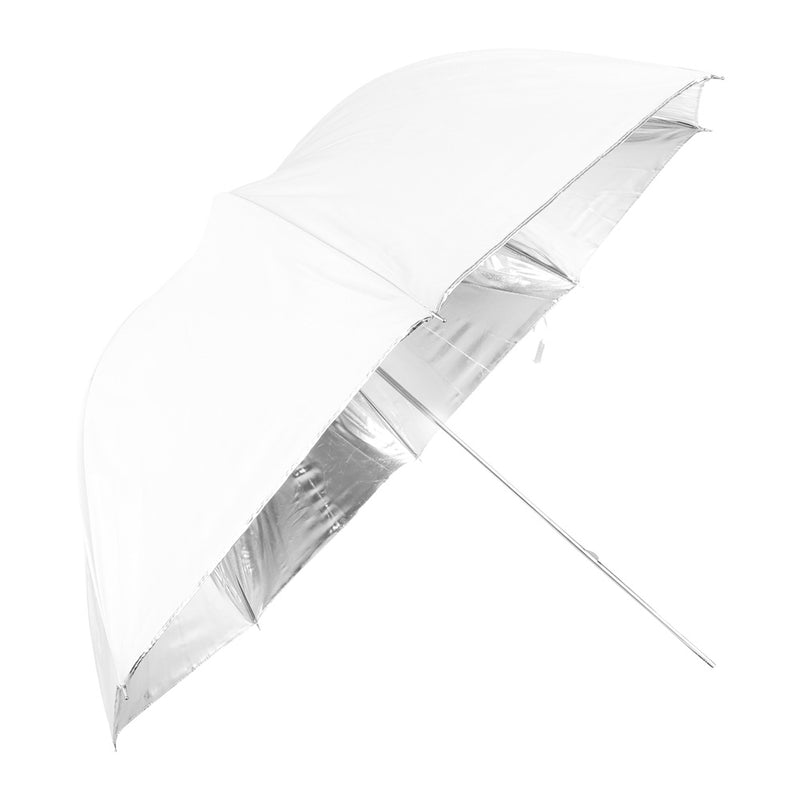 Afbeelding laden in galerijviewer, Falcon Eyes Flitsparaplu UR-32S Zilver Wit 80 cm
