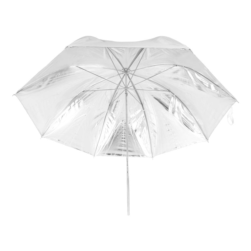 Afbeelding laden in galerijviewer, Falcon Eyes Flitsparaplu UR-32S Zilver Wit 80 cm
