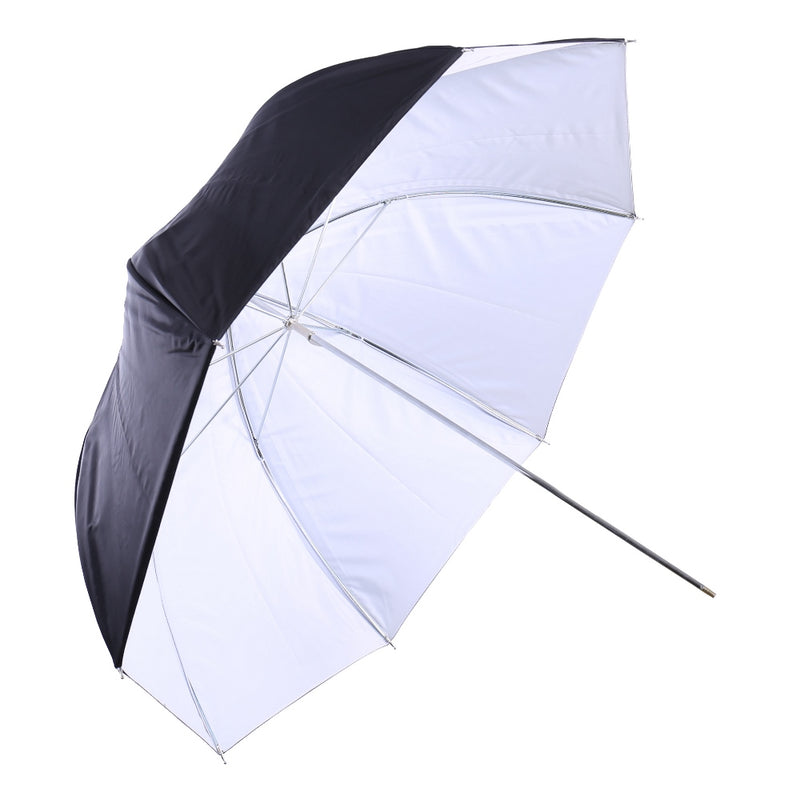 Afbeelding laden in galerijviewer, Falcon Eyes Flitsparaplu UR-48WB Wit Zwart 122 cm
