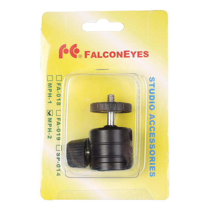 Afbeelding laden in galerijviewer, Falcon eyes minibalhoofd zwart mph-2
