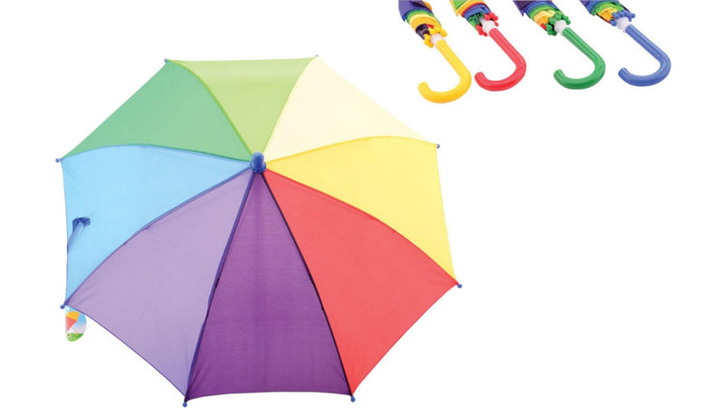 Afbeelding laden in galerijviewer, Johntoy regenboog paraplu, ø 68 cm

