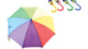 Johntoy regenboog paraplu, ø 68 cm