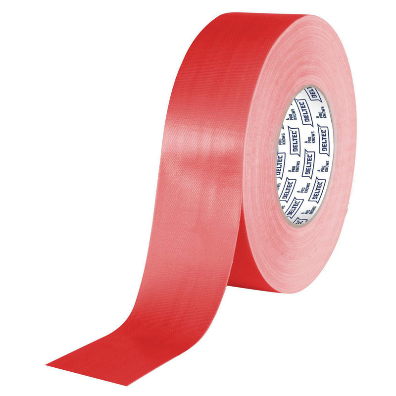 Afbeelding laden in galerijviewer, Deltec gaffer tape pro rood 50 mm x 50 m
