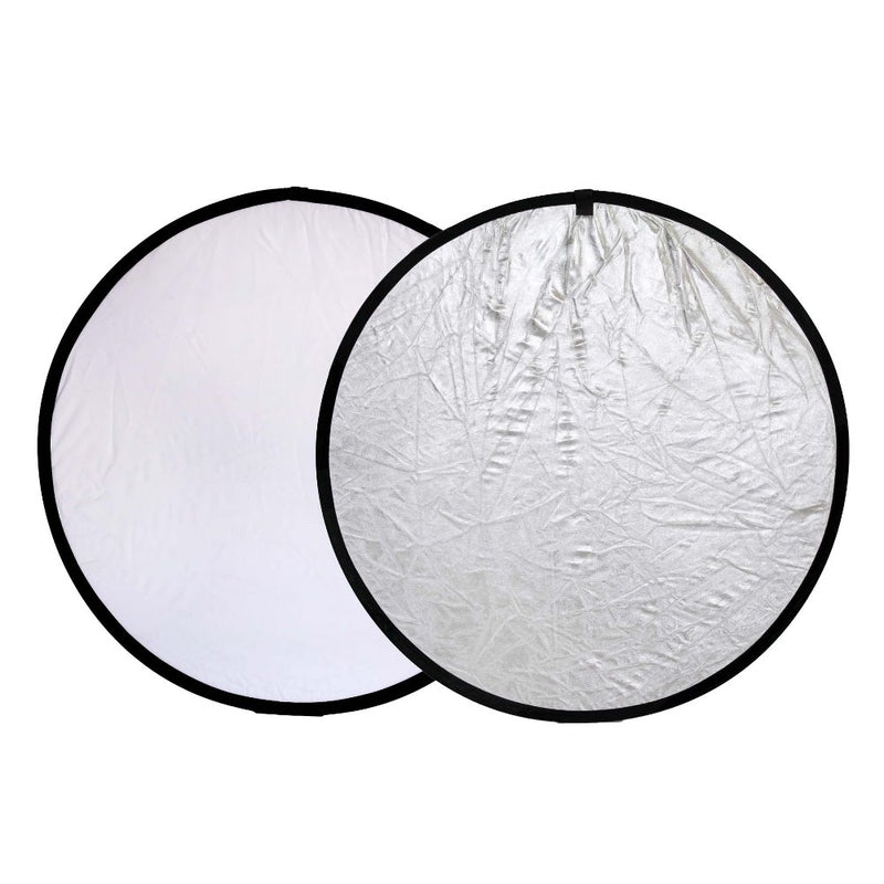 Afbeelding laden in galerijviewer, Falcon eyes reflectiescherm cfr-42s zilver wit 107 cm
