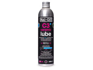 Muc-off fietsonderhoud c3 wet ceramic lube 300ml navulverpakking - 299018