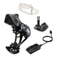 Sram groepset gx eagle axs upgrade kit incl. achterderailleur, batterij, pod