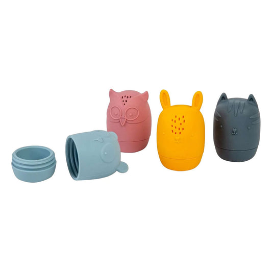 Bigjigs siliconen baddieren - 4st.
