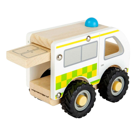 Bigjigs houten ambulance