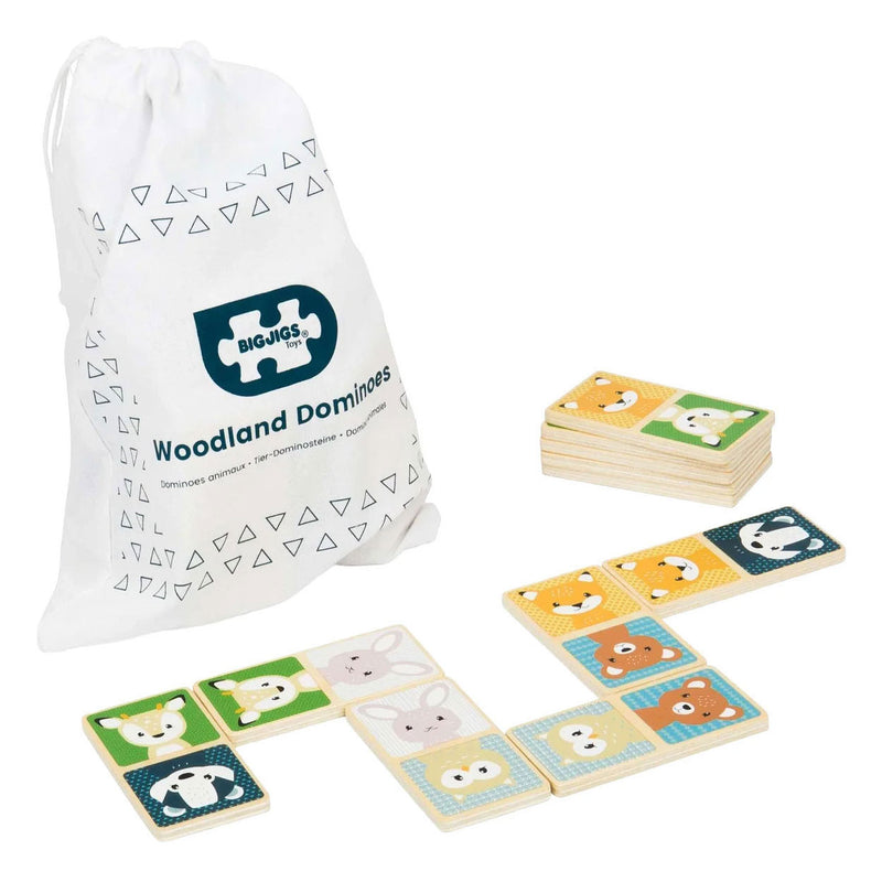 Afbeelding laden in galerijviewer, Bigjigs houten domino wilde dieren
