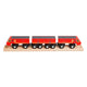 Bigjigs houten posttrein - 5dlg.