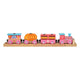 Bigjigs houten snoeptrein - 10dlg.