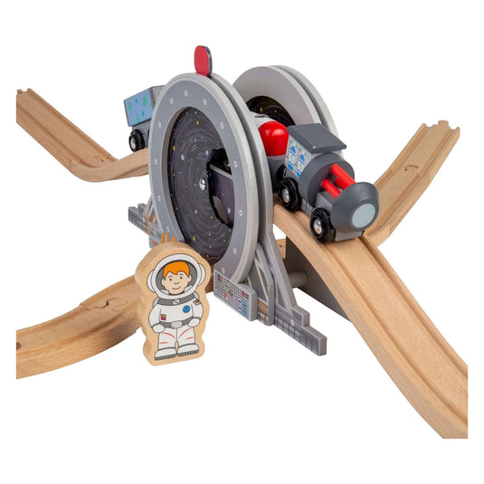 Bigjigs houten rails - ruimtebrug
