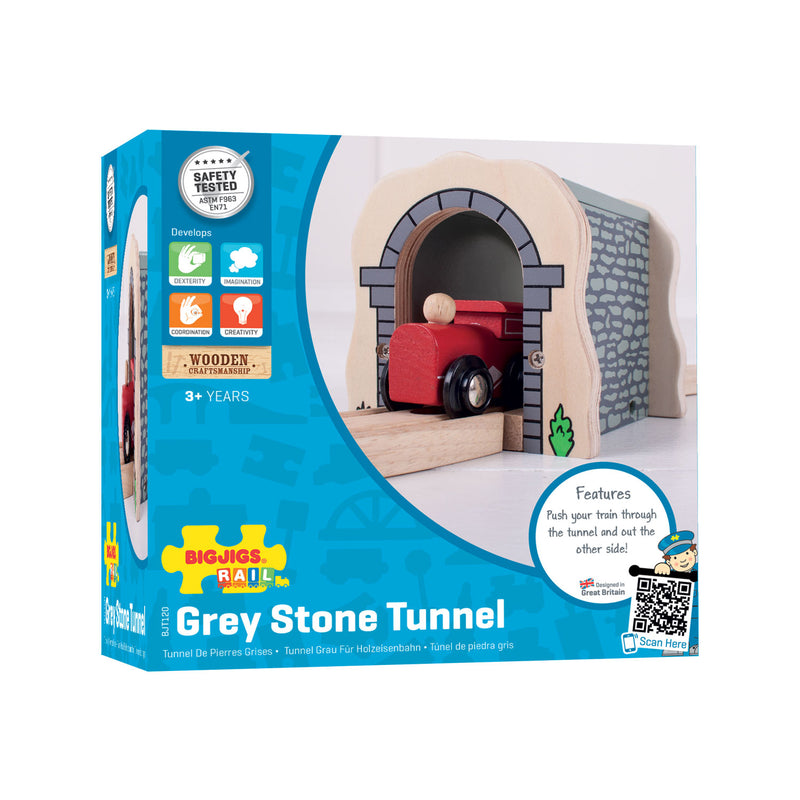 Afbeelding laden in galerijviewer, Bigjigs rails - grijze tunnel
