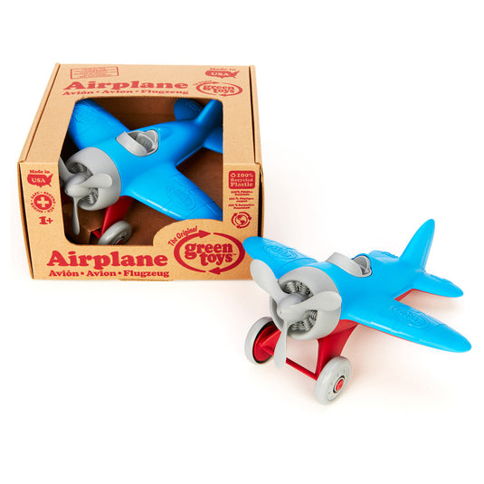 Green toys vliegtuig - blauw