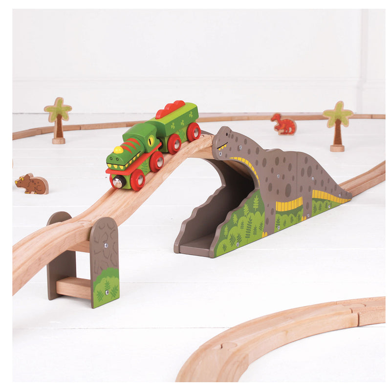 Afbeelding laden in galerijviewer, Bigjigs houten dino brug
