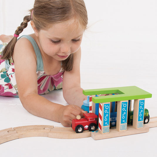 Bigjigs rails - wasstraat