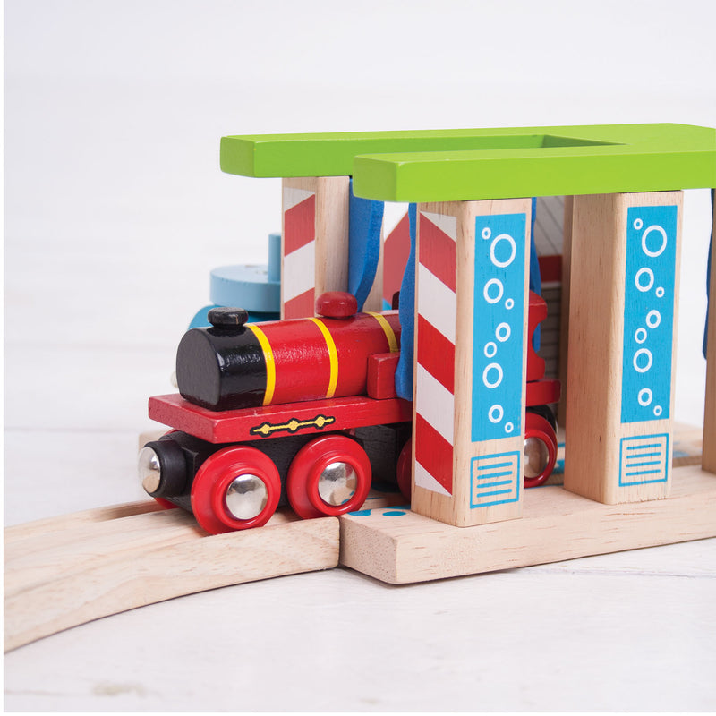 Afbeelding laden in galerijviewer, Bigjigs rails - wasstraat
