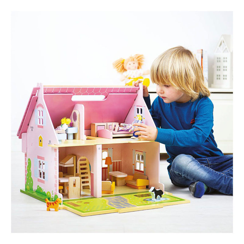 Afbeelding laden in galerijviewer, Bigjigs houten villa
