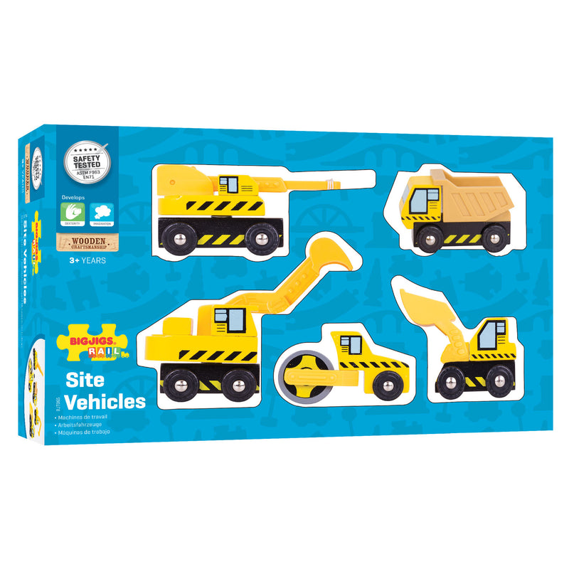 Afbeelding laden in galerijviewer, Bigjigs rail - houten bouwvoertuigen
