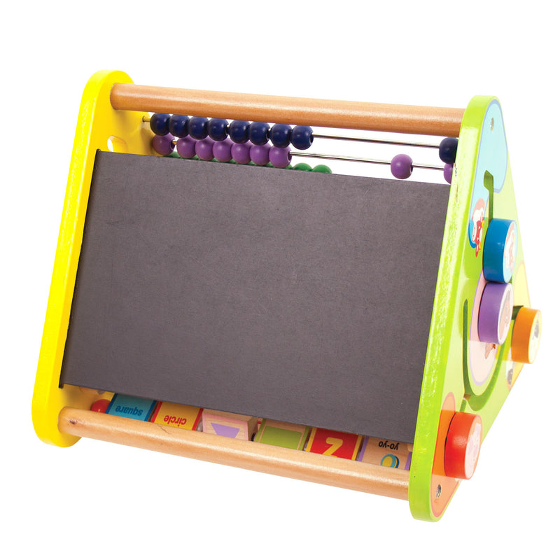 Afbeelding laden in galerijviewer, Bigjigs speelgoed telraam met letters en krijtbord - green toys
