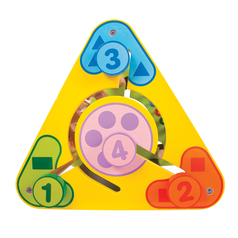 Afbeelding laden in galerijviewer, Bigjigs speelgoed telraam met letters en krijtbord - green toys
