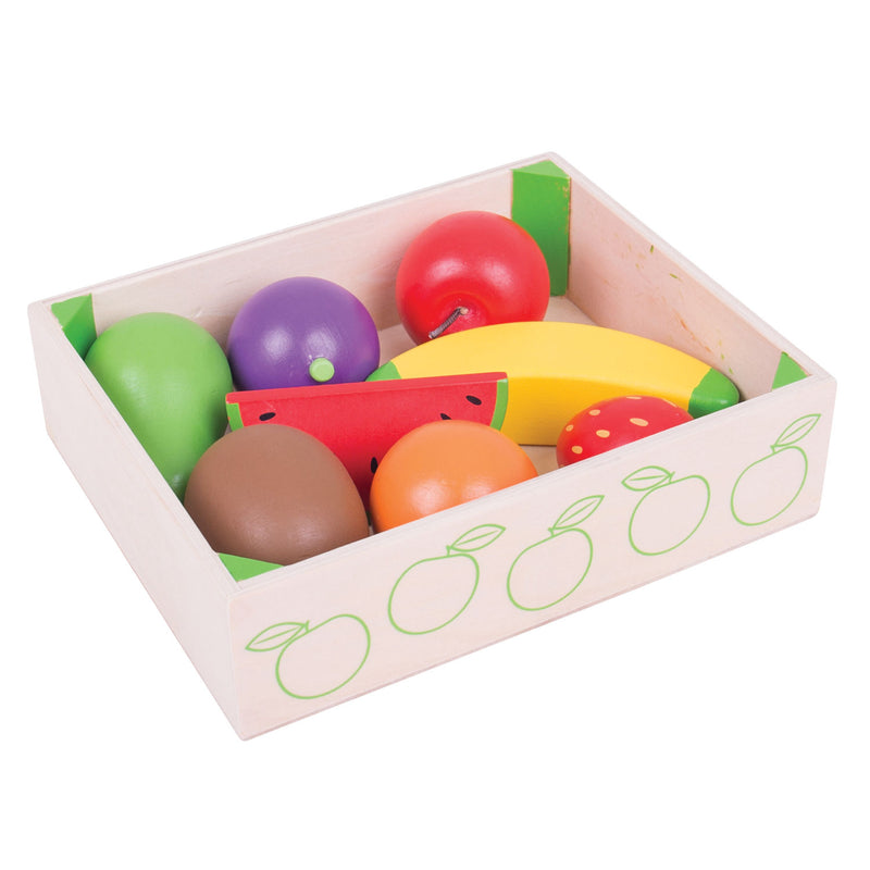 Afbeelding laden in galerijviewer, Bigjigs kratje met fruit
