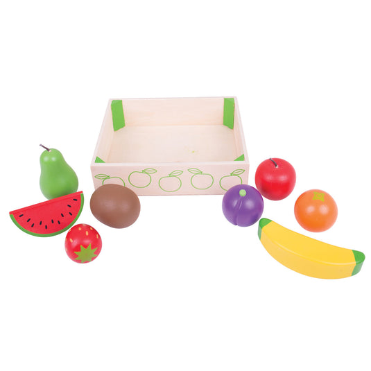 Bigjigs kratje met fruit
