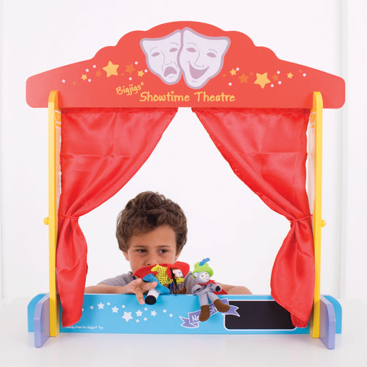 Bigjigs poppenkast - tafelmodel