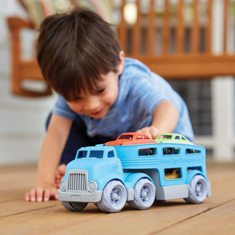 Afbeelding laden in galerijviewer, Green toys autotransporter
