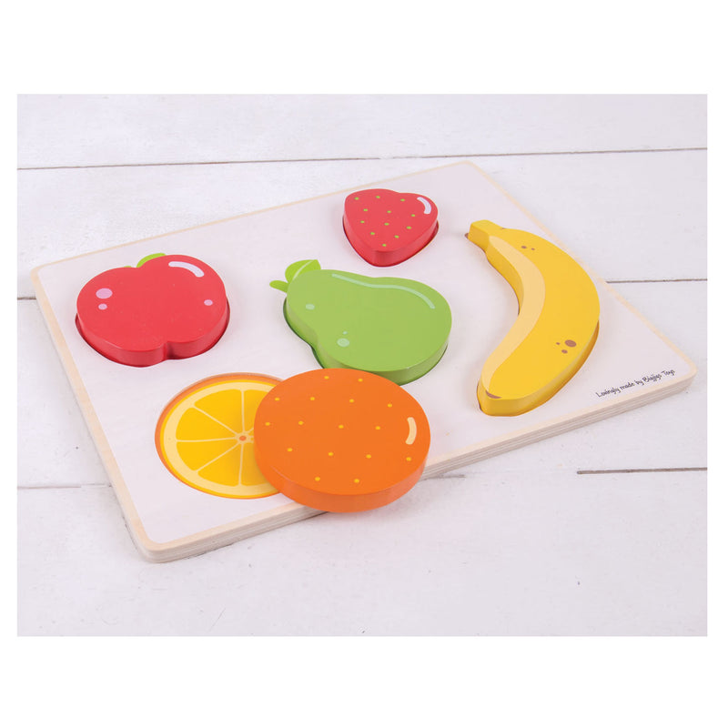 Afbeelding laden in galerijviewer, Bigjigs Houten Puzzel Fruit, 5dlg.
