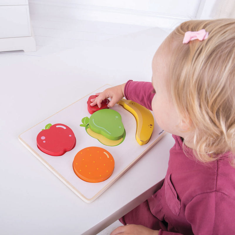 Afbeelding laden in galerijviewer, Bigjigs Houten Puzzel Fruit, 5dlg.
